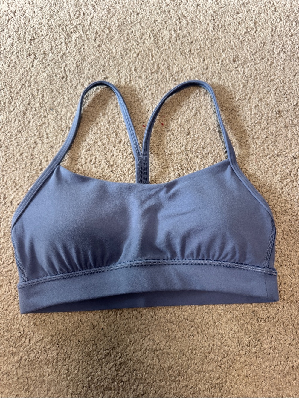 Lululemon Flow Y bra in water drop - size 4
